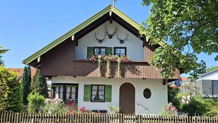 Ferienhaus für 6 Personen, mit Garten und Balkon, kinderfreundlich im Pfaffenwinkel
