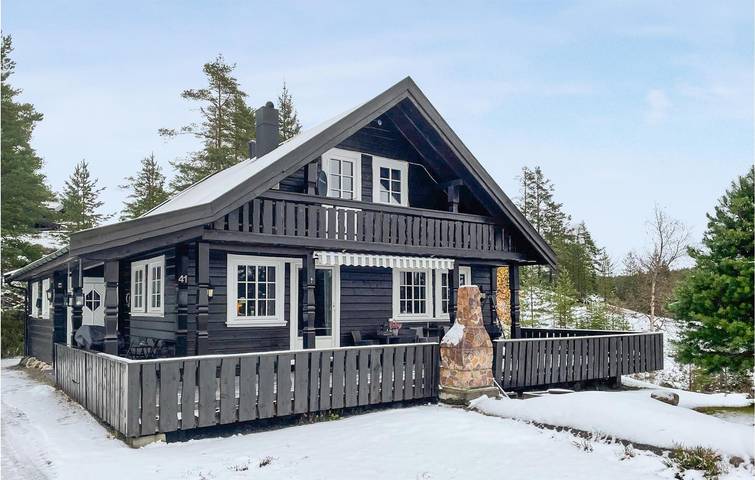 Ferienhaus für 7 Personen mit Garten in Nissedal