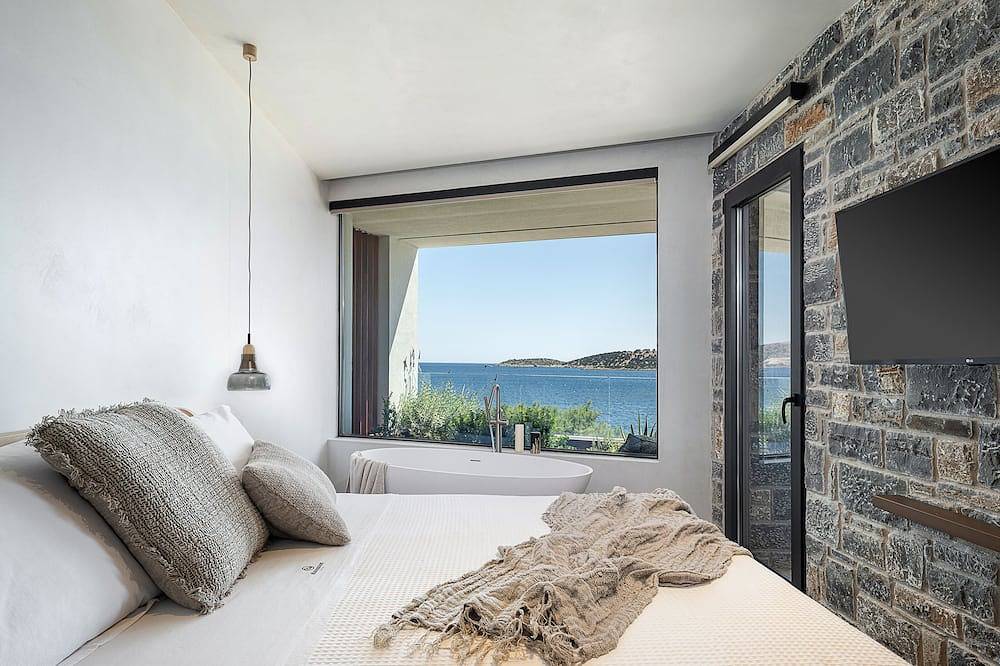 Appartement entier, Luxury Seaside Suite, Seannamon 2 in Plage d'Almyros (Agios Nikolaos), Crète du Nord