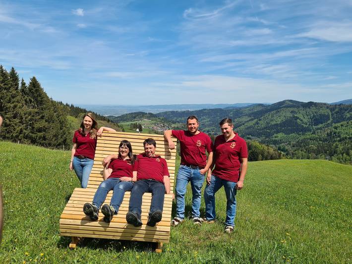 Reeshof - Panoramablick, Typ C, 65 qm, 2. Etage, max. 3 Pers. in Horben, Südschwarzwald
