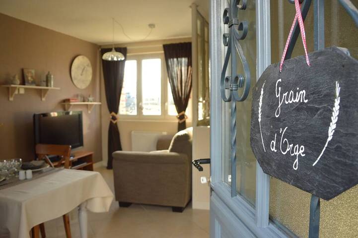 Gîte pour 2 personnes, avec terrasse et jardin à Auquemesnil