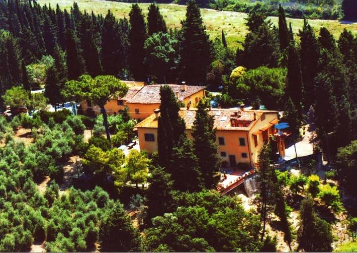 Gîte pour 4 personnes, avec Jardin et Bassin pour enfant ainsi que Piscine et Vue à Empoli