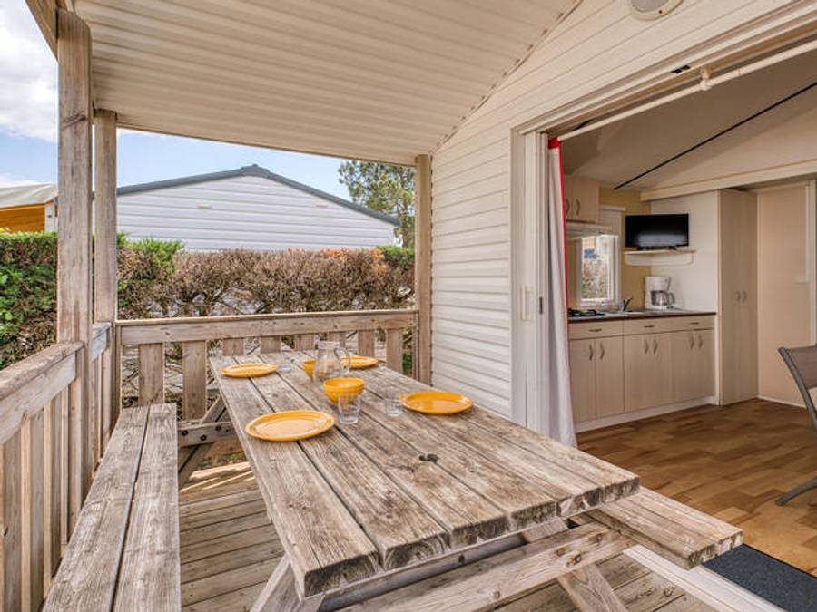 Camping Le Pavillon Bleu  - Mobilhome 4 personas - Eco 2 Dormitorios in L'Aiguillon-la-Presqu'île, Vandea