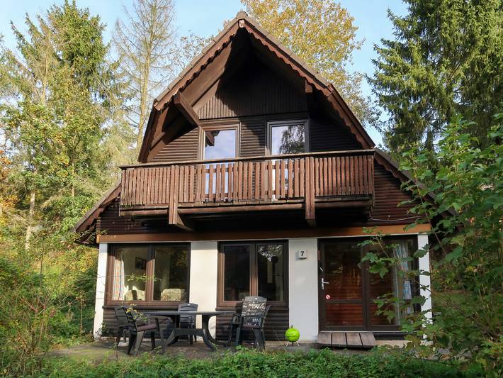 Ferienhaus für 6 Personen, mit Balkon und Terrasse sowie Garten in Frankenau