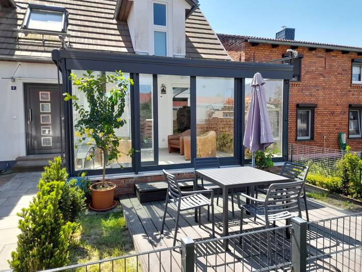 Ferienhaus für 5 Personen, mit Terrasse und Garten
