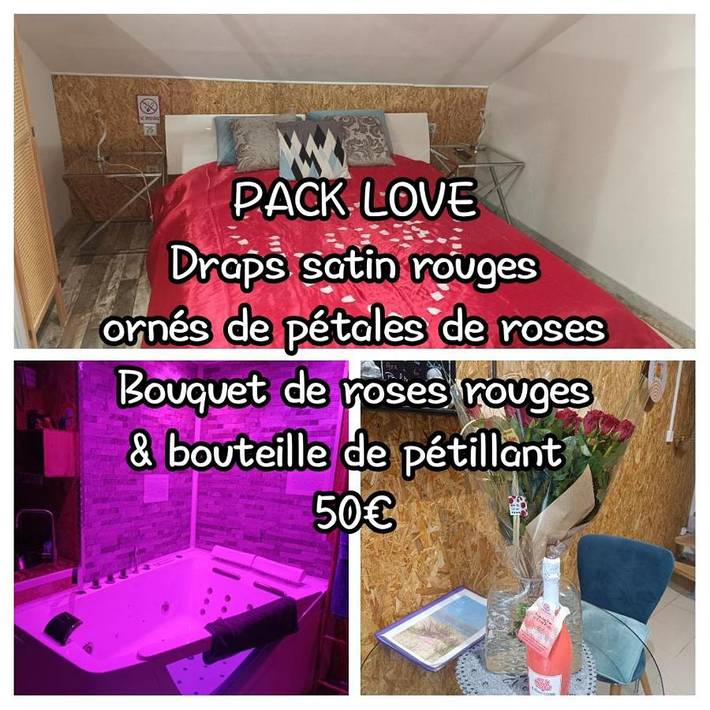 Location de vacances pour 2 personnes, avec jacuzzi ainsi que sauna et terrasse à Verton - 2