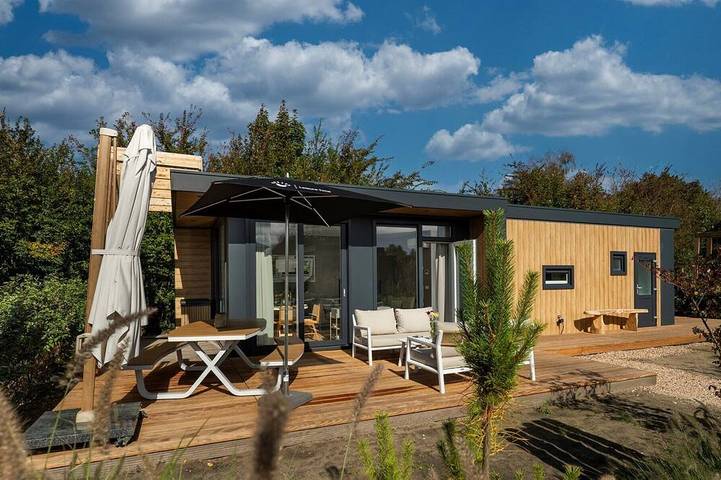 Blokhut voor 4 personen, met tuin in Ouddorp