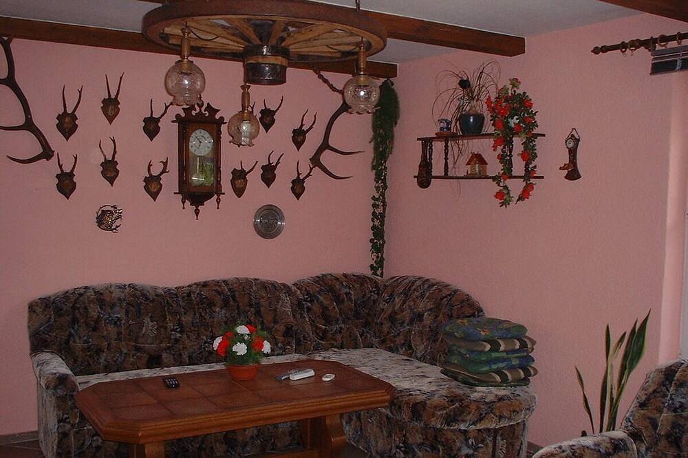 Ganze Wohnung, Komfortable Ferienwohnung mit Terrasse und Spielplatz nahe dem Achterwasser in Warthe, Rankwitz