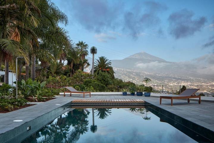 Chalet para 14 personas, con jardín y vistas además de sauna y piscina, Se admiten mascotas en Valle de la Orotava - 4