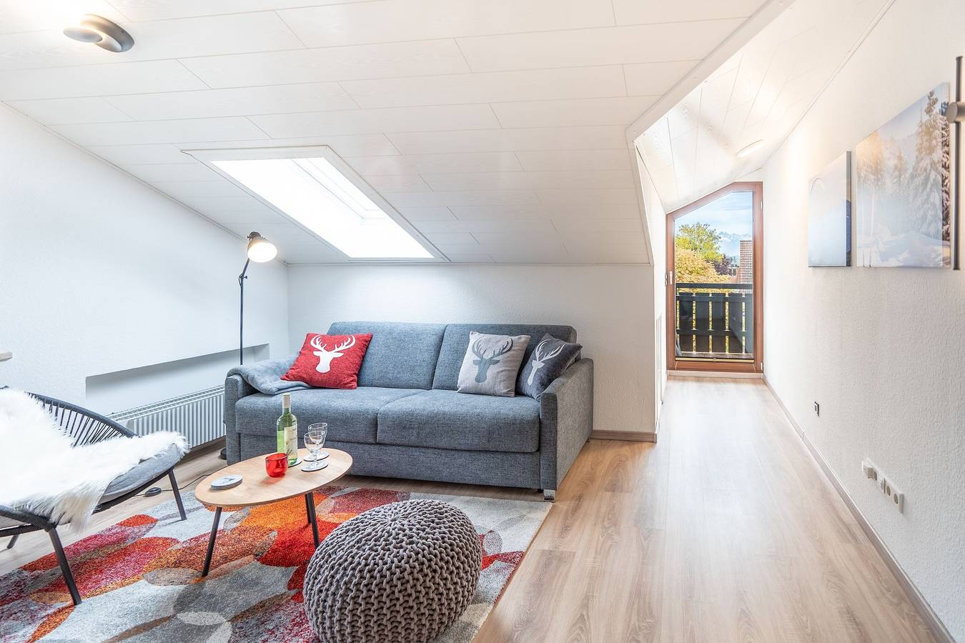 Ganze Ferienwohnung, Burg-Berg-Blick in Grünten, Burgberg im Allgäu