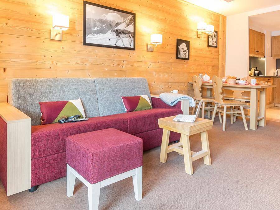 Pierre & Vacances Premium Résidence Les Chalets du Forum - Apartment 5 persons - (max 4 adults) Standard in Courchevel 1850, Saint-Bon-Tarentaise