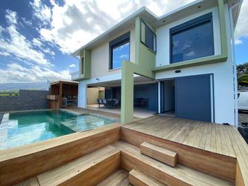 Villa pour 6 personnes, avec terrasse et piscine sur l' Île de la Réunion