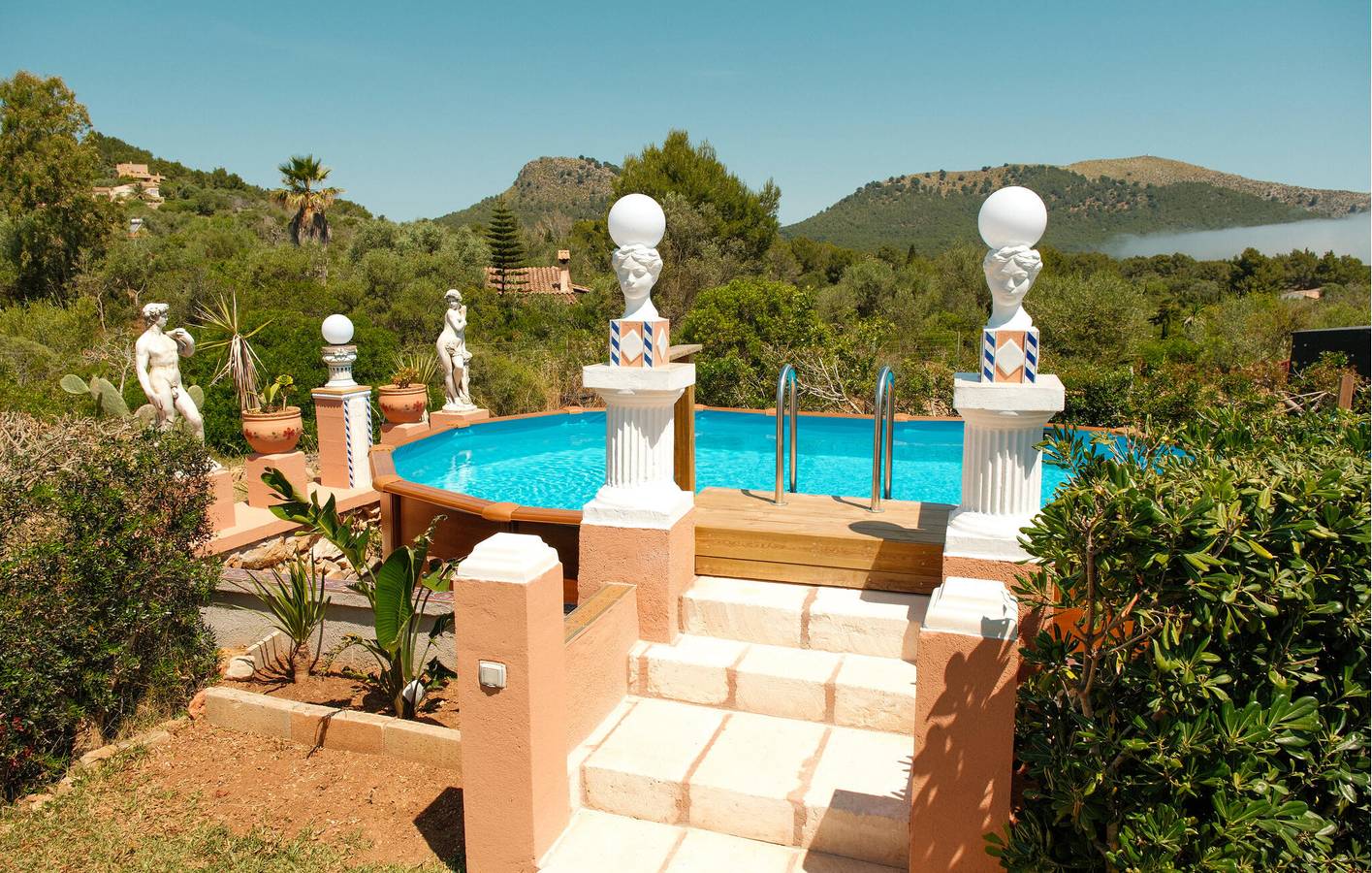 Apartment mit Meerblick, Terrasse und AC, 2 km zum Strand in Capdepera, Mallorca Osten