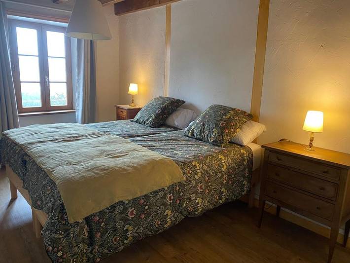 Chambre d’hôte pour 2 personnes, avec Terrasse ainsi que Jardin et Vue