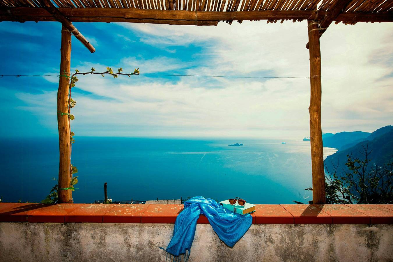 Ein Anwesen aus dem 8. Jahrhundert in der Nähe von Positano in Nocelle, Positano