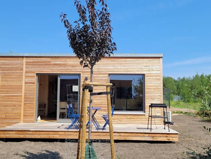 Ferienhaus für 4 Personen, mit Terrasse und Garten sowie Seeblick in Lichterfeld-Schacksdorf