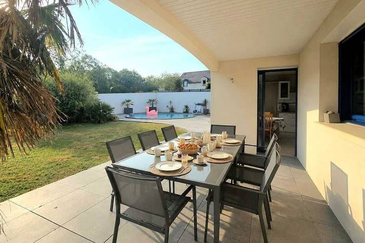 Location de vacances pour 10 personnes, avec Jardin à Saint-Nolff
