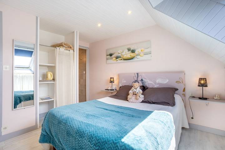 Chambre d’hôte pour 2 personnes, avec Jardin dans Névez, Côte de Cornouaille