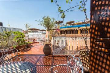Hôtel pour 2 personnes, avec terrasse dans Jemaa el-Fnaa