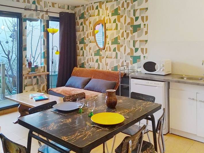 Maison de vacances pour 2 personnes, avec terrasse et jardin