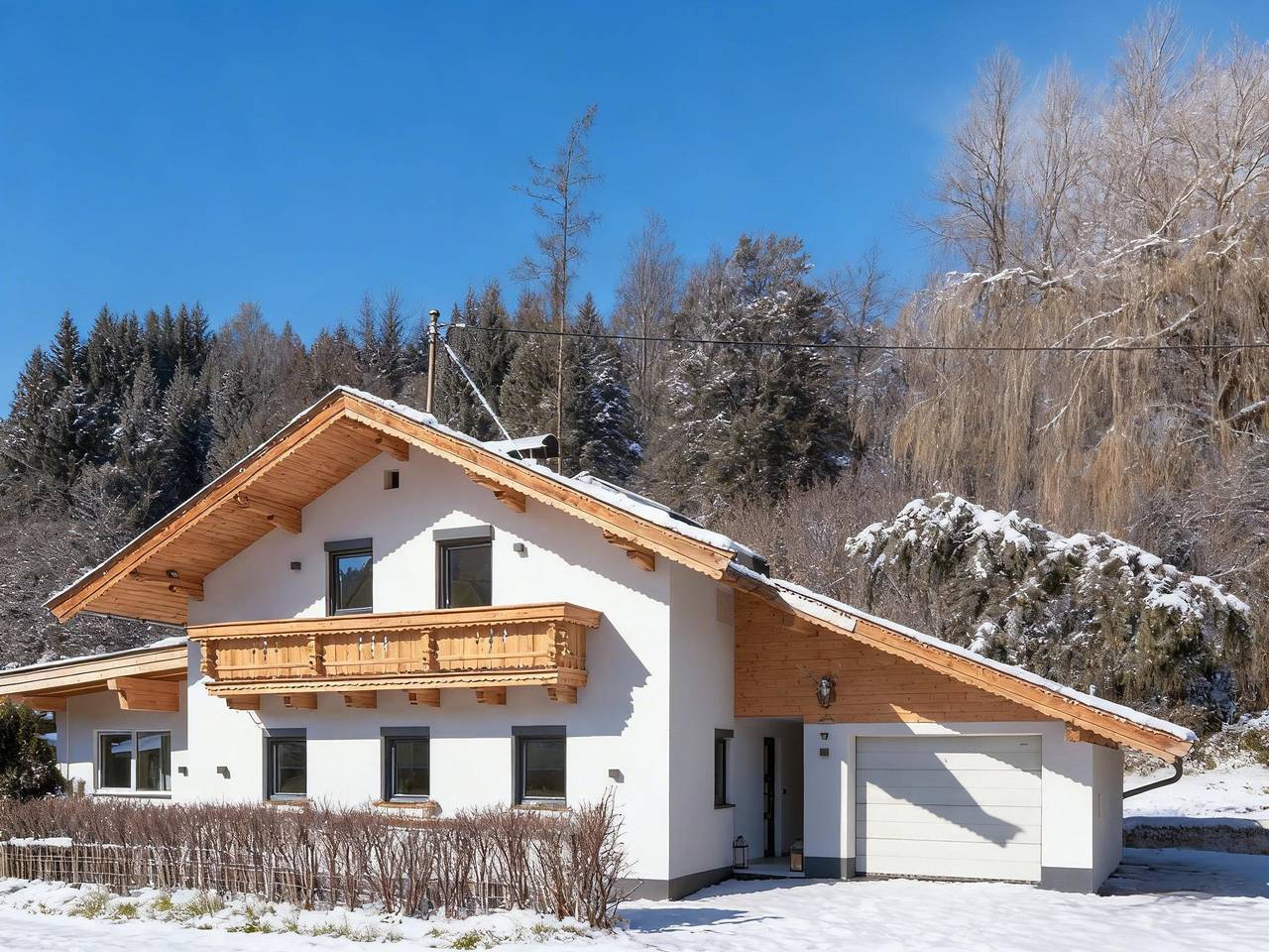 Luxuriöses Chalet im Zentrum, 50m zum Skibus in Fieberbrunn, Bezirk Kitzbühel