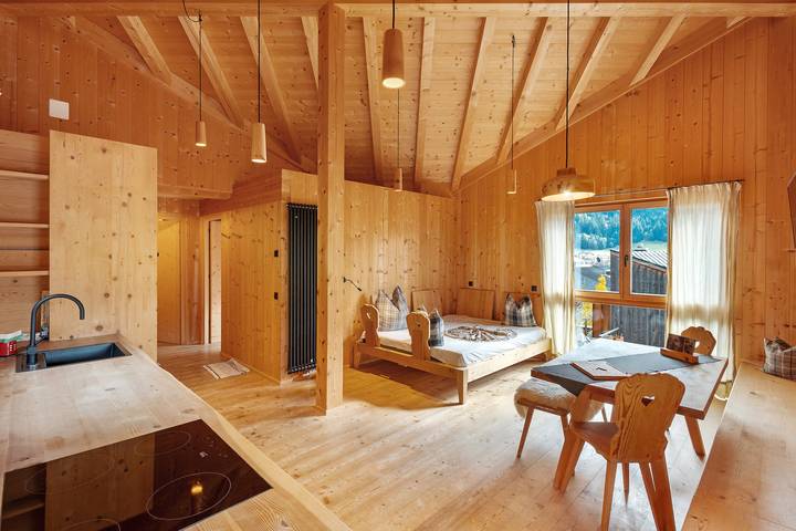 Ferienwohnung für 3 Personen, mit Garten und Sauna in Südtirol