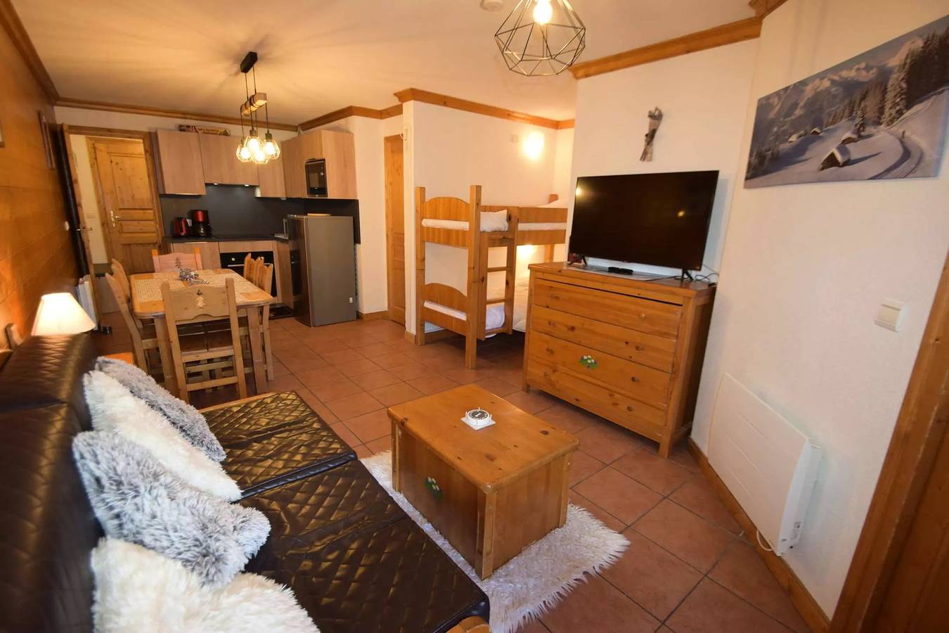 Entire apartment, 3 Rooms 6 pers - Lodges Of The Alpages - 413Ldga - Plagne Soleil in La Plagne, La Plagne-Tarentaise