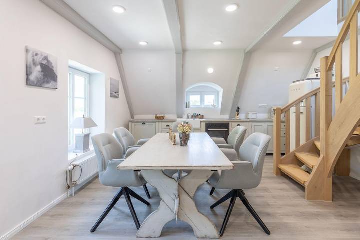 Ferienwohnung für 4 Personen, mit Balkon und Terrasse sowie Garten in Bargum