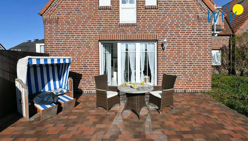 Ferienwohnung für 3 Personen, mit Terrasse und Garten auf Juist