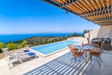 Villa für 4 Personen, mit Pool und Terrasse auf Lefkada
