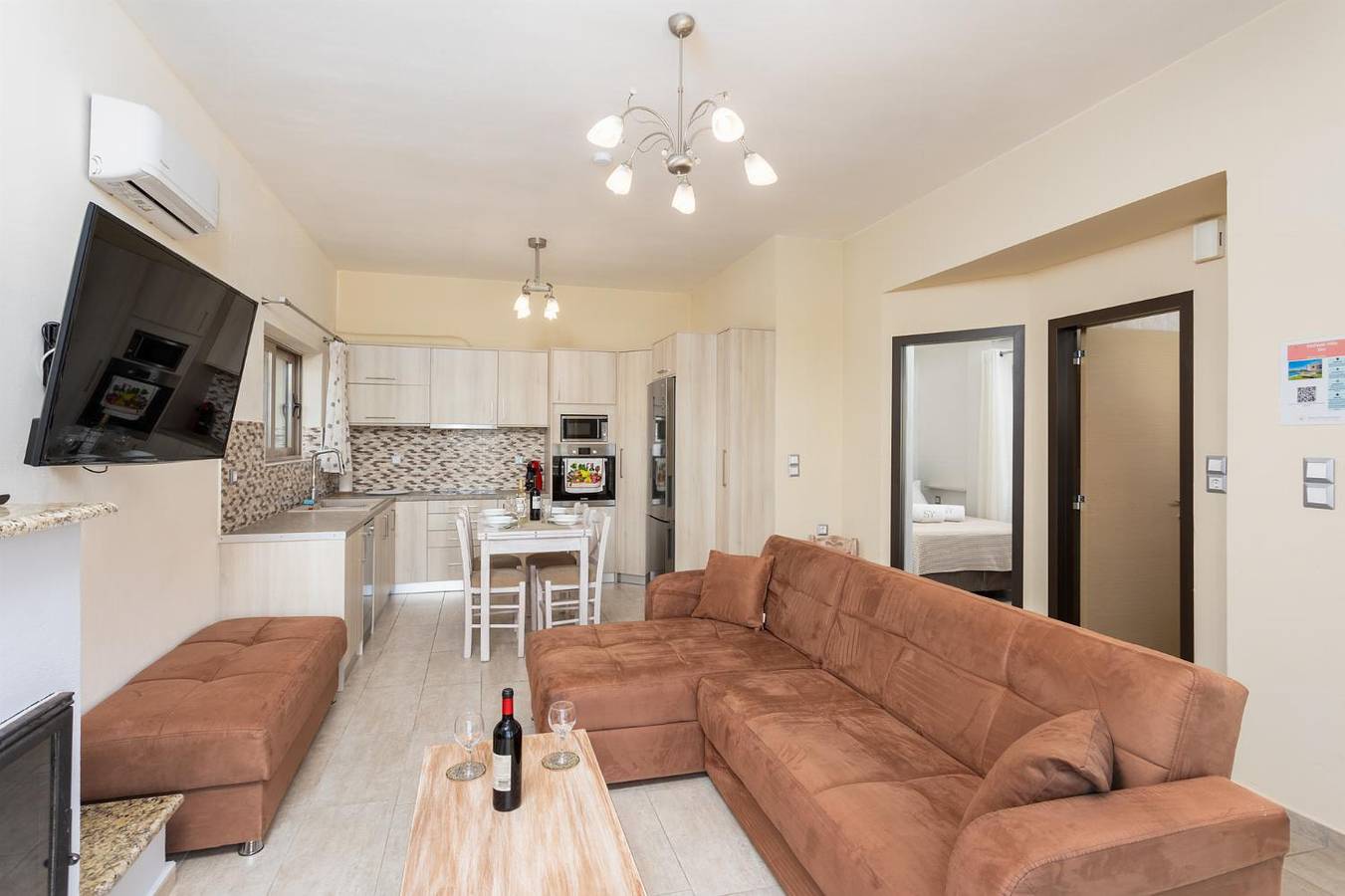 Villa für 4 Personen mit Garten in Roumeli, Rethymno und Umgebung