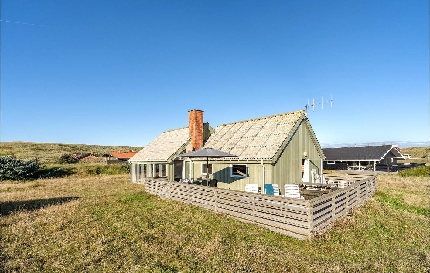 Ferienhaus für 6 Personen mit Terrasse in Årgab, Holmsland Klit