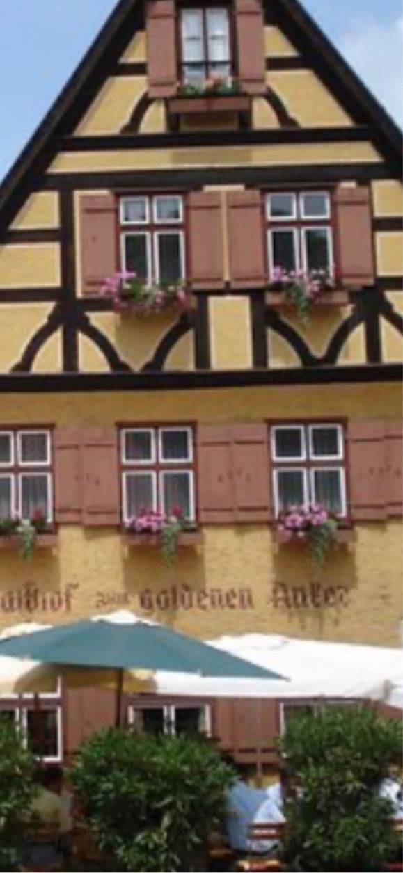 Gästehaus Anker - Doppelzimmer (20qm) mit kostenfreiem Wlan in Dinkelsbühl, Romantische Straße