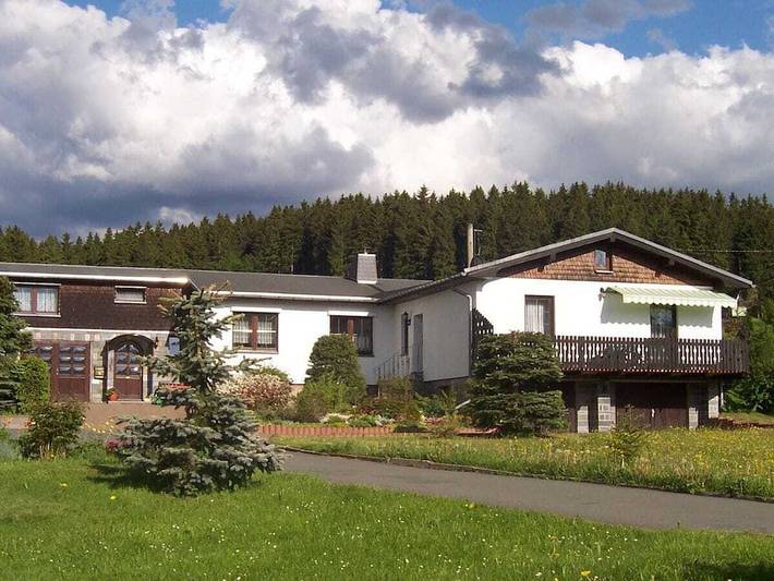 Ferienhaus für 4 Personen, mit Balkon und Garten, mit Haustier im Vogtland