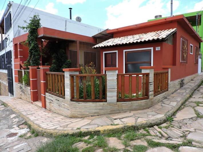 Casas e apartamentos de temporada para 8 pessoas, com terraço e vista, com animais de estimação em São Tomé das Letras