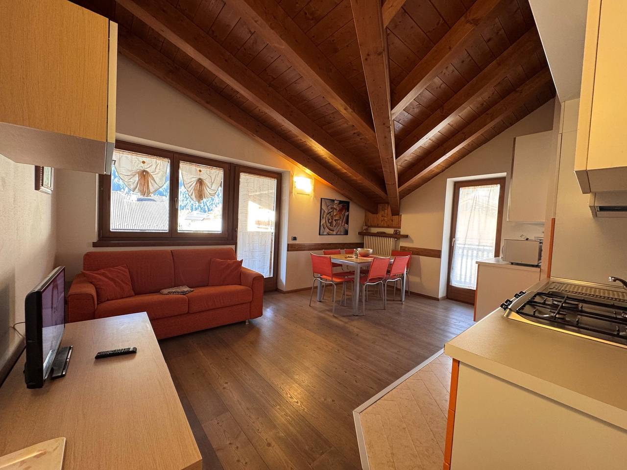 Ganze Wohnung, 097 Trilocale Explora Arancione, Pinzolo in Pinzolo, Brentagruppe