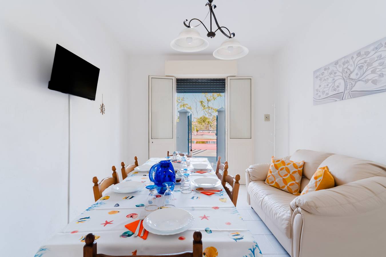 Maison de Vacances 'La Conchiglia Sul Mare' avec Vue sur la Mer, Terrasse Privée et Climatisation in Scala di Furno, Golfe de Tarente