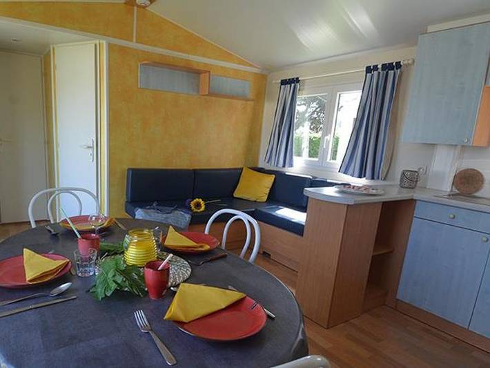 Mobil home pour 4 personnes, avec sauna et bassin pour enfant à Saint-Lunaire - 3