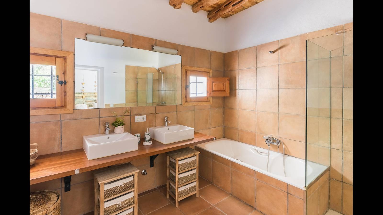 Domek letniskowy dla 6 osób z widok in Santa Eulària des Riu, Wschodnia Ibiza