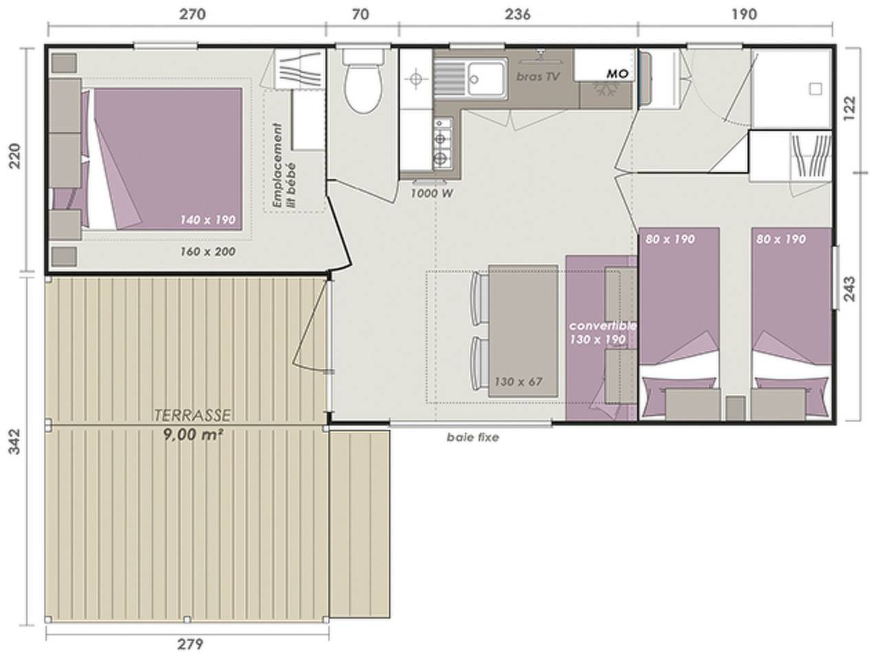 In Hohenlychen mit Grill, Loggia 2 in Lychensee, Lychen