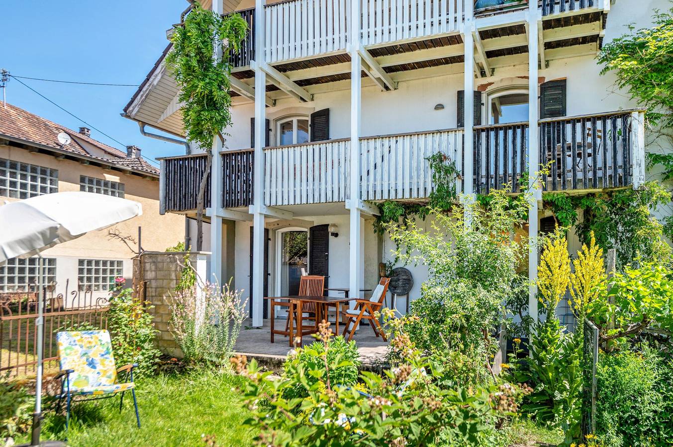 Entire apartment, 'maisonette 5' – Spacious Apartment in Kürnberg: Alpine Views, Private Terrace & Balcony, Parking, Wi-Fi in Schopfheim, Southern Black Forest