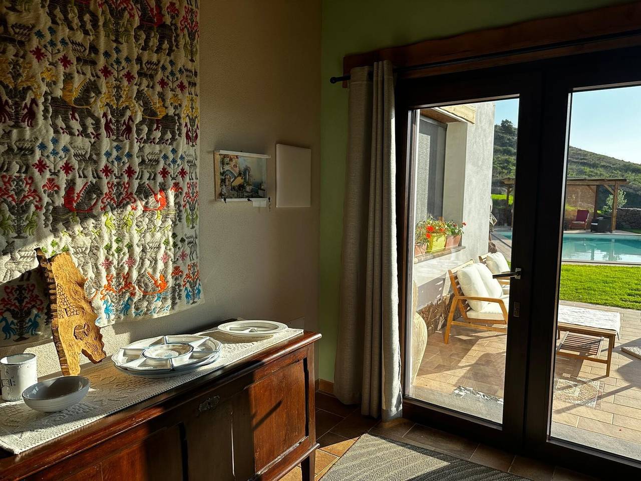 Ferienhaus 'I Fiori Del Vento' mit privatem Pool, Wlan und Klimaanlage in Nulvi, Sassari Provinz