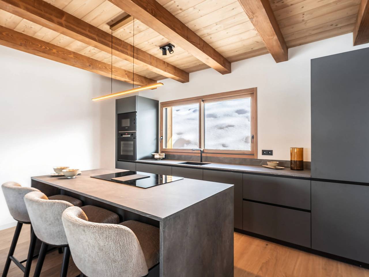 Luxus-Halbchalet mit 3 Schlafzimmern in La Clusaz mit atemberaubender Aussicht in Manigod, Annecy und Umgebung