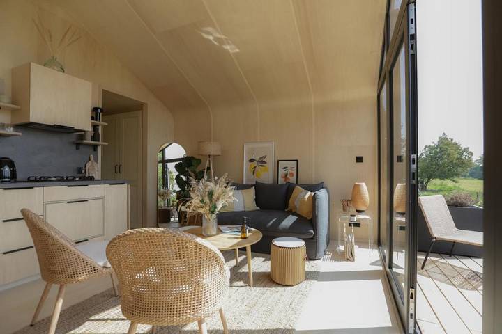 Chalet pour 2 personnes, avec vue et jardin