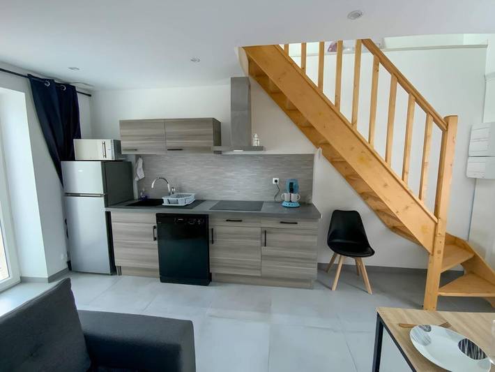 Appartement de vacances pour 4 personnes, avec jardin