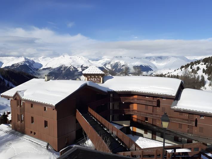 Appartement de vacances pour 7 personnes, avec balcon ainsi que sauna et jardin dans Plagne Villages