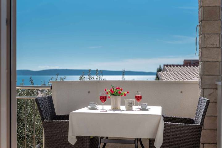 Appartement de vacances pour 4 personnes, avec jardin et balcon