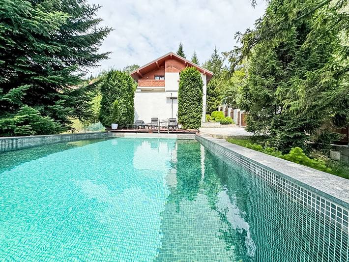 Dom dla 15 osób, z sauna i ogród oraz widok i balkon w Szczyrk