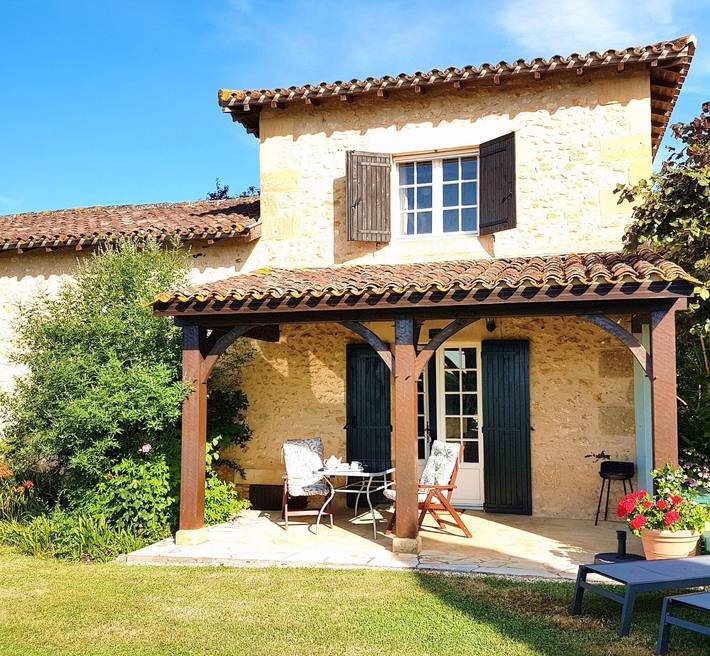 Location de vacances pour 3 personnes, avec Jardin à Bourniquel