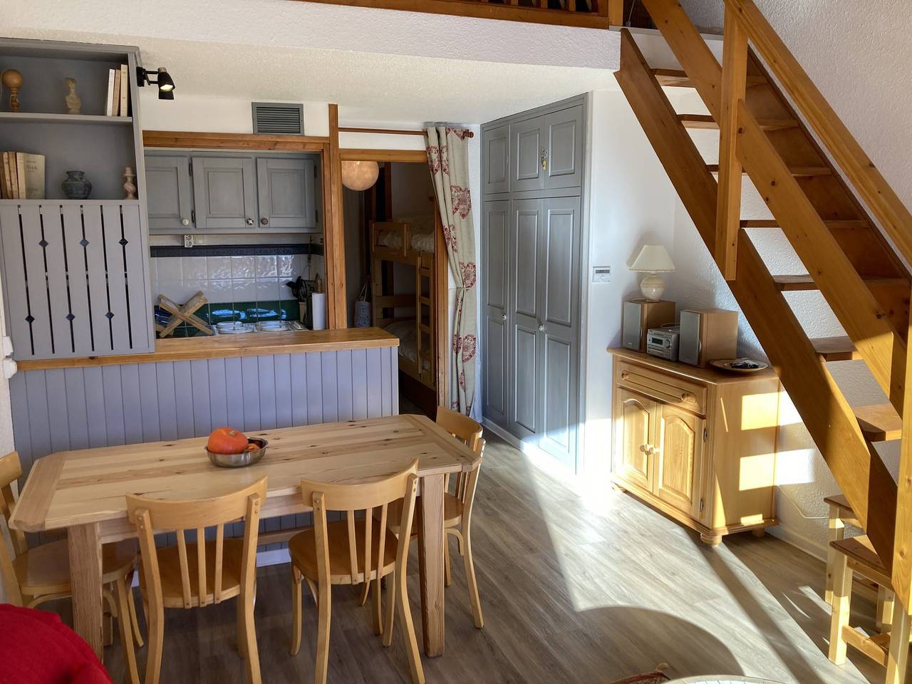 Studio entier, Studio mezzanine 4 personnes 3* exposé Sud in Valloire, Région de Saint-Jean-de-Maurienne